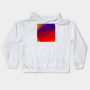 RED BLUE YELLOW GRADIENT TEXTURE Kids Hoodie